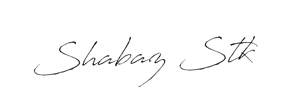 This is the best signature style for the Shabaz Stk name. Also you like these signature font (Antro_Vectra). Mix name signature. Shabaz Stk signature style 6 images and pictures png