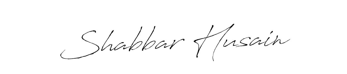 Design your own signature with our free online signature maker. With this signature software, you can create a handwritten (Antro_Vectra) signature for name Shabbar Husain. Shabbar Husain signature style 6 images and pictures png