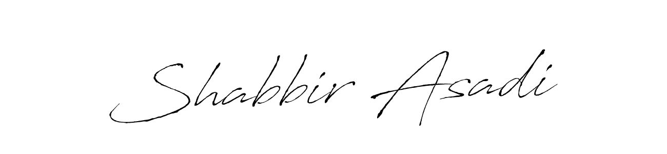 How to make Shabbir Asadi signature? Antro_Vectra is a professional autograph style. Create handwritten signature for Shabbir Asadi name. Shabbir Asadi signature style 6 images and pictures png