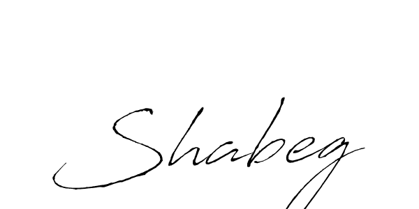 Design your own signature with our free online signature maker. With this signature software, you can create a handwritten (Antro_Vectra) signature for name Shabeg. Shabeg signature style 6 images and pictures png