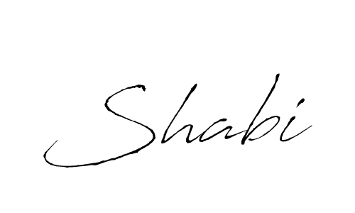 Make a beautiful signature design for name Shabi. With this signature (Antro_Vectra) style, you can create a handwritten signature for free. Shabi signature style 6 images and pictures png