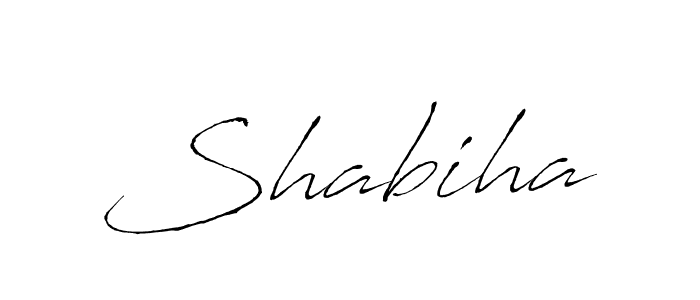 Design your own signature with our free online signature maker. With this signature software, you can create a handwritten (Antro_Vectra) signature for name Shabiha. Shabiha signature style 6 images and pictures png