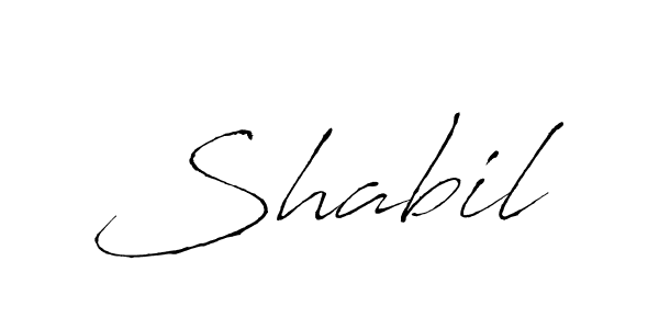 You should practise on your own different ways (Antro_Vectra) to write your name (Shabil) in signature. don't let someone else do it for you. Shabil signature style 6 images and pictures png