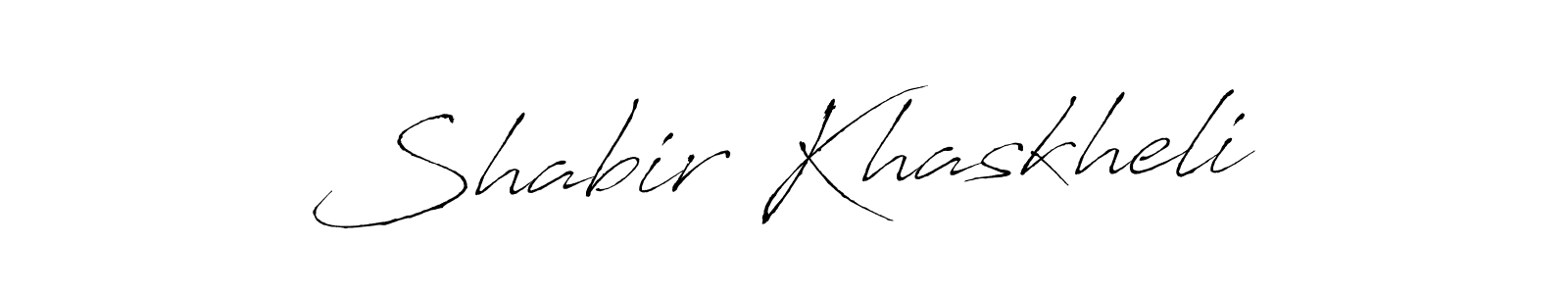 Make a beautiful signature design for name Shabir Khaskheli. With this signature (Antro_Vectra) style, you can create a handwritten signature for free. Shabir Khaskheli signature style 6 images and pictures png