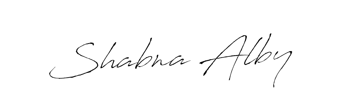 Antro_Vectra is a professional signature style that is perfect for those who want to add a touch of class to their signature. It is also a great choice for those who want to make their signature more unique. Get Shabna Alby name to fancy signature for free. Shabna Alby signature style 6 images and pictures png