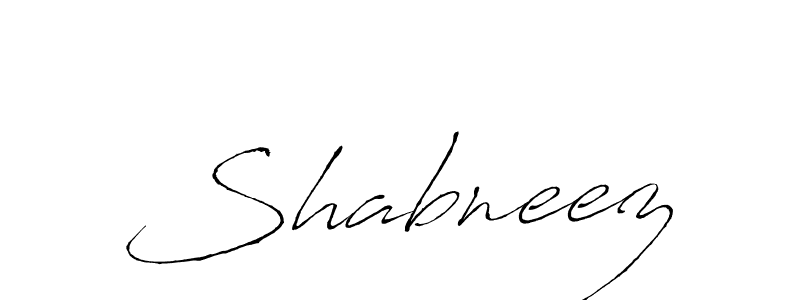How to make Shabneez name signature. Use Antro_Vectra style for creating short signs online. This is the latest handwritten sign. Shabneez signature style 6 images and pictures png