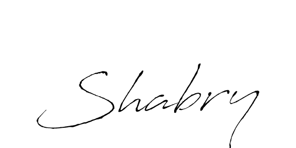 How to make Shabry signature? Antro_Vectra is a professional autograph style. Create handwritten signature for Shabry name. Shabry signature style 6 images and pictures png