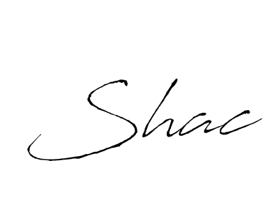 How to make Shac signature? Antro_Vectra is a professional autograph style. Create handwritten signature for Shac name. Shac signature style 6 images and pictures png