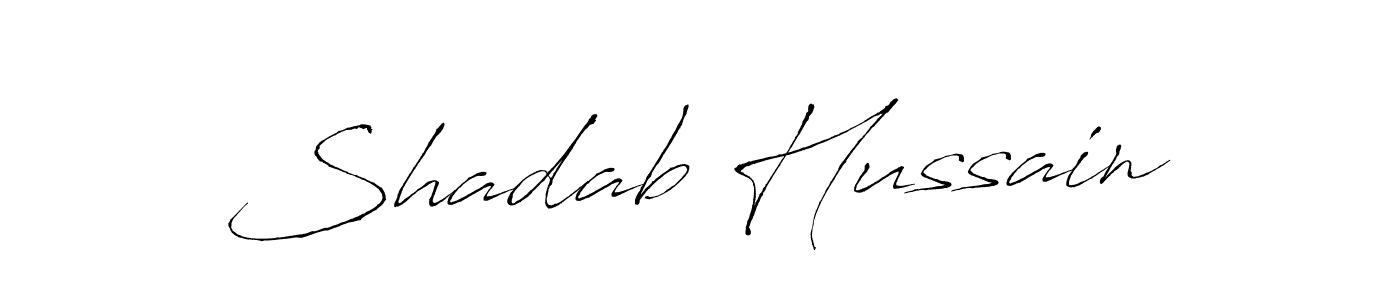 You can use this online signature creator to create a handwritten signature for the name Shadab Hussain. This is the best online autograph maker. Shadab Hussain signature style 6 images and pictures png