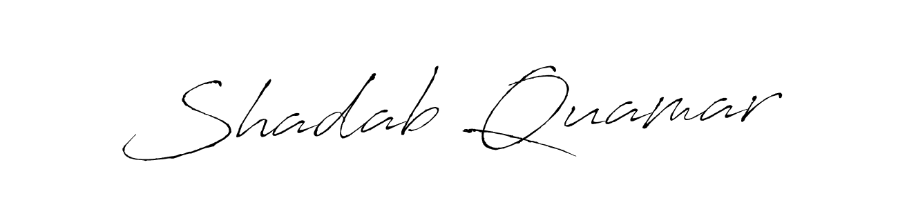 How to Draw Shadab Quamar signature style? Antro_Vectra is a latest design signature styles for name Shadab Quamar. Shadab Quamar signature style 6 images and pictures png