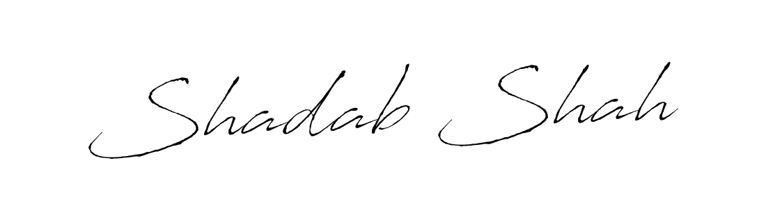 Also You can easily find your signature by using the search form. We will create Shadab Shah name handwritten signature images for you free of cost using Antro_Vectra sign style. Shadab Shah signature style 6 images and pictures png