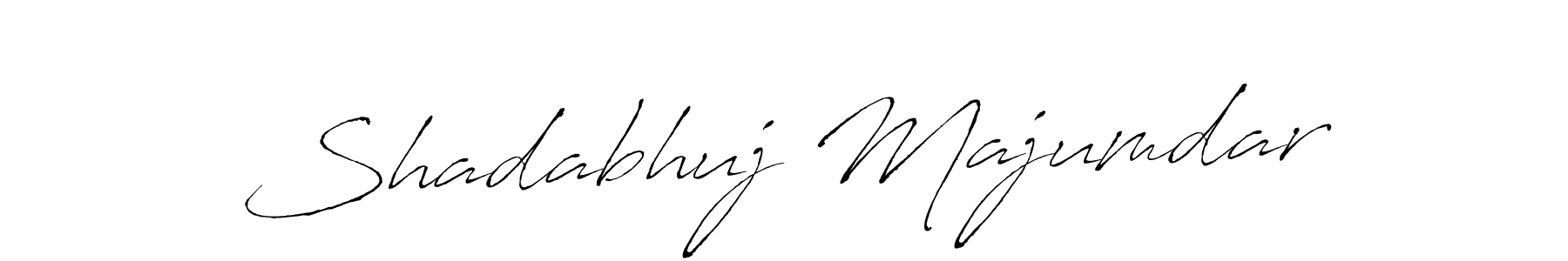 Antro_Vectra is a professional signature style that is perfect for those who want to add a touch of class to their signature. It is also a great choice for those who want to make their signature more unique. Get Shadabhuj Majumdar name to fancy signature for free. Shadabhuj Majumdar signature style 6 images and pictures png