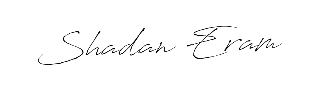 Similarly Antro_Vectra is the best handwritten signature design. Signature creator online .You can use it as an online autograph creator for name Shadan Eram. Shadan Eram signature style 6 images and pictures png