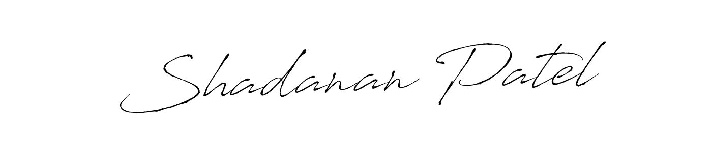 Make a beautiful signature design for name Shadanan Patel. Use this online signature maker to create a handwritten signature for free. Shadanan Patel signature style 6 images and pictures png