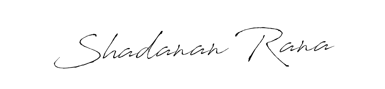 Design your own signature with our free online signature maker. With this signature software, you can create a handwritten (Antro_Vectra) signature for name Shadanan Rana. Shadanan Rana signature style 6 images and pictures png