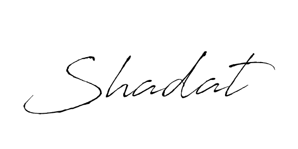 How to make Shadat name signature. Use Antro_Vectra style for creating short signs online. This is the latest handwritten sign. Shadat signature style 6 images and pictures png
