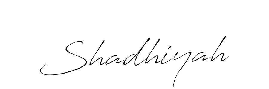 Make a beautiful signature design for name Shadhiyah. Use this online signature maker to create a handwritten signature for free. Shadhiyah signature style 6 images and pictures png