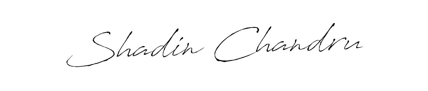 Create a beautiful signature design for name Shadin Chandru. With this signature (Antro_Vectra) fonts, you can make a handwritten signature for free. Shadin Chandru signature style 6 images and pictures png