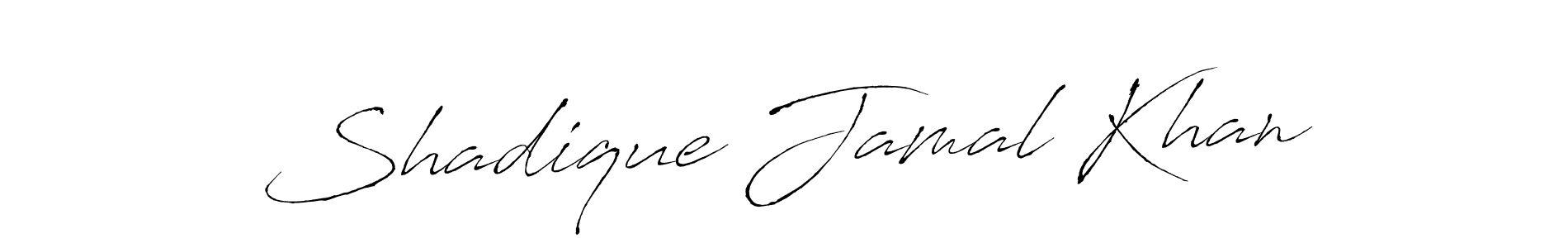 You should practise on your own different ways (Antro_Vectra) to write your name (Shadique Jamal Khan) in signature. don't let someone else do it for you. Shadique Jamal Khan signature style 6 images and pictures png