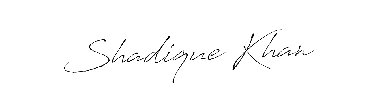 The best way (Antro_Vectra) to make a short signature is to pick only two or three words in your name. The name Shadique Khan include a total of six letters. For converting this name. Shadique Khan signature style 6 images and pictures png