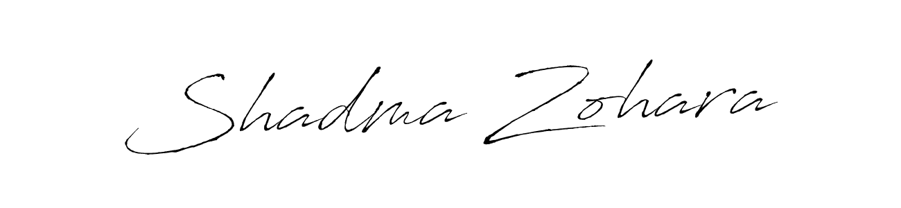 Shadma Zohara stylish signature style. Best Handwritten Sign (Antro_Vectra) for my name. Handwritten Signature Collection Ideas for my name Shadma Zohara. Shadma Zohara signature style 6 images and pictures png