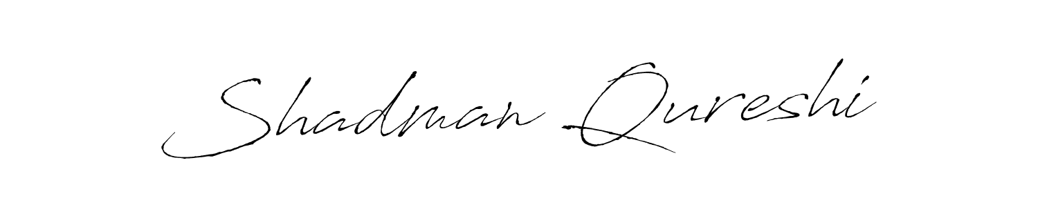 Antro_Vectra is a professional signature style that is perfect for those who want to add a touch of class to their signature. It is also a great choice for those who want to make their signature more unique. Get Shadman Qureshi name to fancy signature for free. Shadman Qureshi signature style 6 images and pictures png