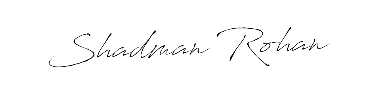 You can use this online signature creator to create a handwritten signature for the name Shadman Rohan. This is the best online autograph maker. Shadman Rohan signature style 6 images and pictures png