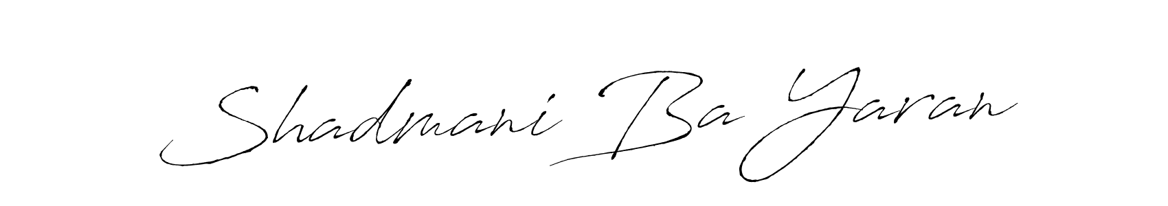Also You can easily find your signature by using the search form. We will create Shadmani Ba Yaran name handwritten signature images for you free of cost using Antro_Vectra sign style. Shadmani Ba Yaran signature style 6 images and pictures png