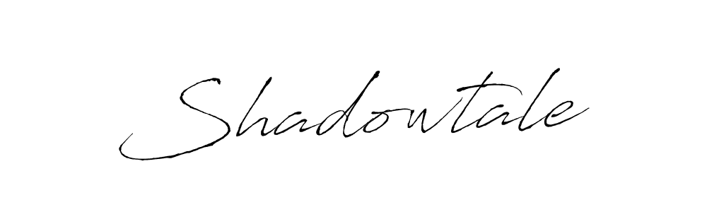 Shadowtale stylish signature style. Best Handwritten Sign (Antro_Vectra) for my name. Handwritten Signature Collection Ideas for my name Shadowtale. Shadowtale signature style 6 images and pictures png