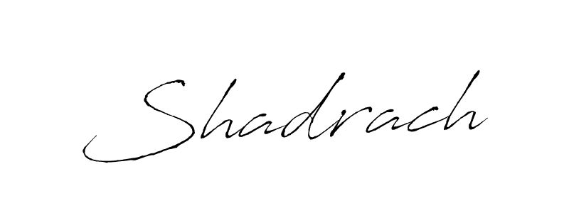 Use a signature maker to create a handwritten signature online. With this signature software, you can design (Antro_Vectra) your own signature for name Shadrach. Shadrach signature style 6 images and pictures png