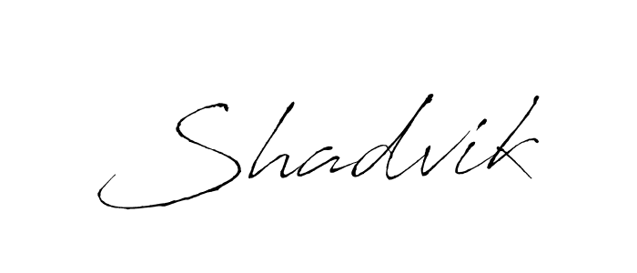 Shadvik stylish signature style. Best Handwritten Sign (Antro_Vectra) for my name. Handwritten Signature Collection Ideas for my name Shadvik. Shadvik signature style 6 images and pictures png