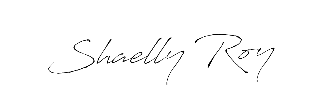 Use a signature maker to create a handwritten signature online. With this signature software, you can design (Antro_Vectra) your own signature for name Shaelly Roy. Shaelly Roy signature style 6 images and pictures png
