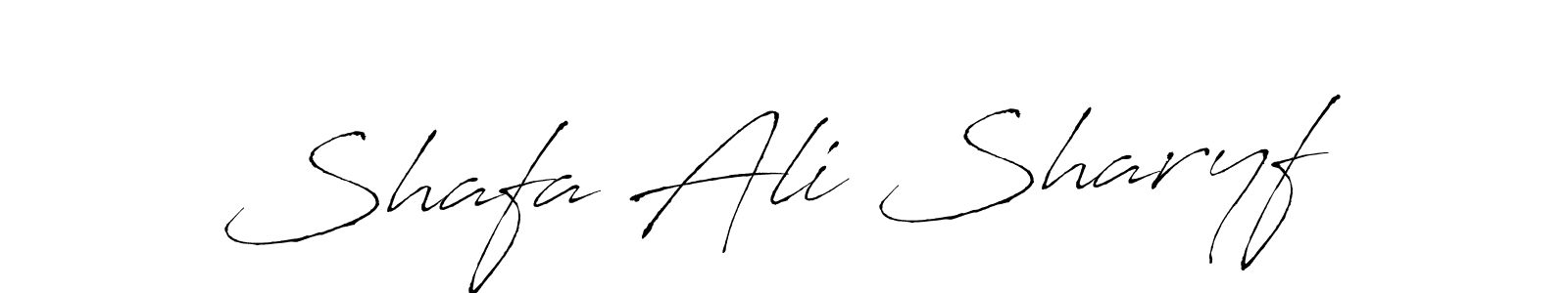 How to make Shafa Ali Sharyf signature? Antro_Vectra is a professional autograph style. Create handwritten signature for Shafa Ali Sharyf name. Shafa Ali Sharyf signature style 6 images and pictures png