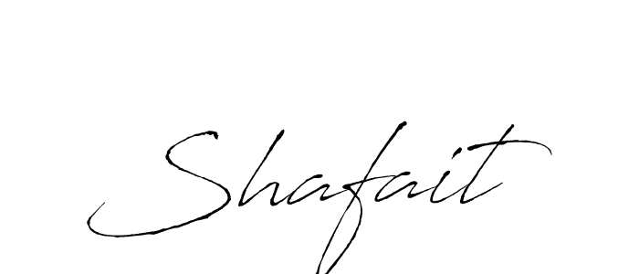 Design your own signature with our free online signature maker. With this signature software, you can create a handwritten (Antro_Vectra) signature for name Shafait. Shafait signature style 6 images and pictures png