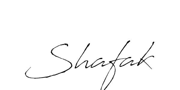 Make a beautiful signature design for name Shafak. With this signature (Antro_Vectra) style, you can create a handwritten signature for free. Shafak signature style 6 images and pictures png