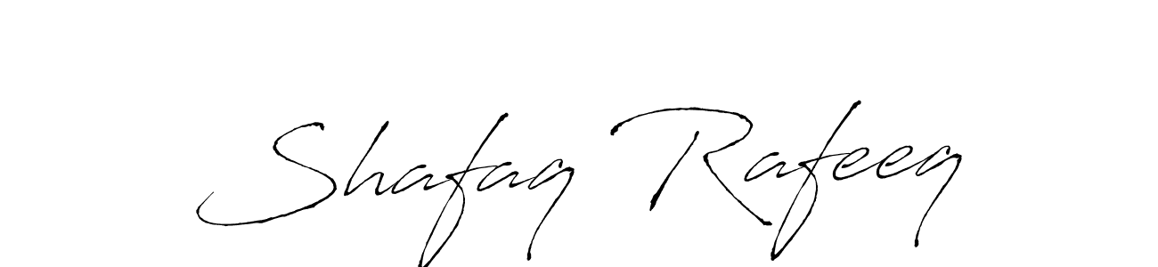 How to make Shafaq Rafeeq signature? Antro_Vectra is a professional autograph style. Create handwritten signature for Shafaq Rafeeq name. Shafaq Rafeeq signature style 6 images and pictures png