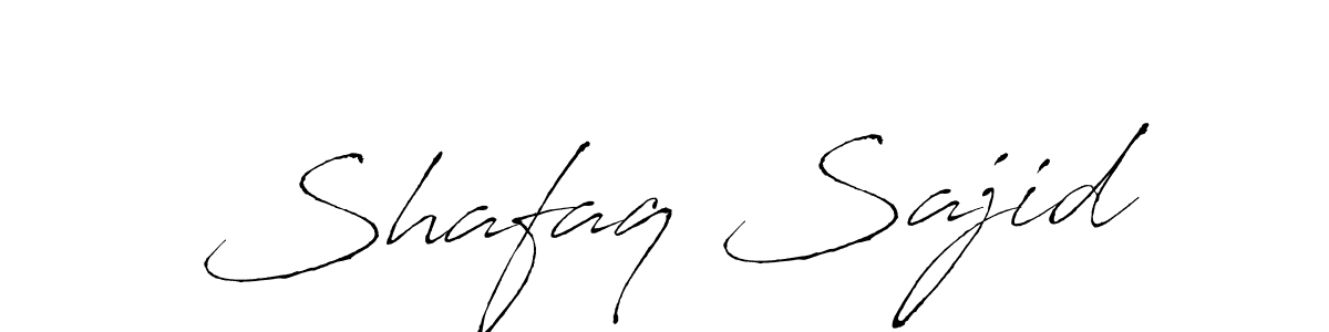 How to make Shafaq Sajid signature? Antro_Vectra is a professional autograph style. Create handwritten signature for Shafaq Sajid name. Shafaq Sajid signature style 6 images and pictures png