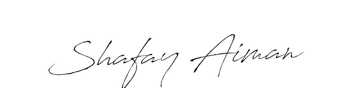 You can use this online signature creator to create a handwritten signature for the name Shafay Aiman. This is the best online autograph maker. Shafay Aiman signature style 6 images and pictures png