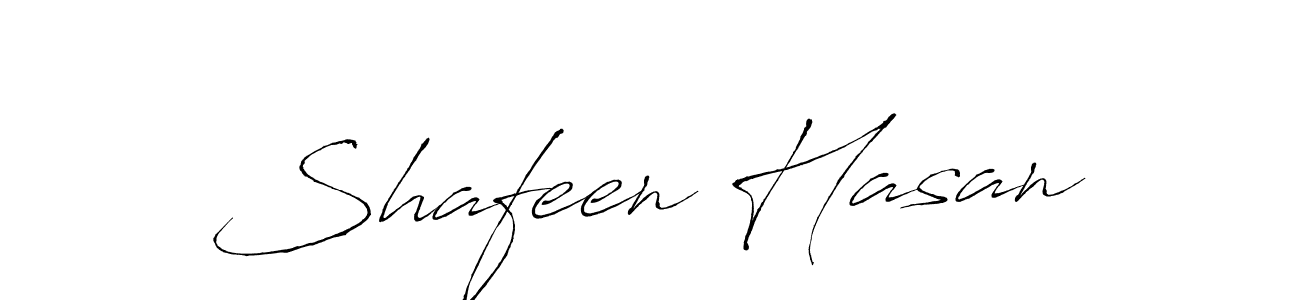 Make a beautiful signature design for name Shafeen Hasan. With this signature (Antro_Vectra) style, you can create a handwritten signature for free. Shafeen Hasan signature style 6 images and pictures png