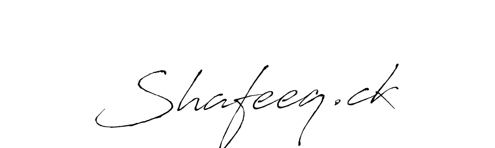 How to Draw Shafeeq.ck signature style? Antro_Vectra is a latest design signature styles for name Shafeeq.ck. Shafeeq.ck signature style 6 images and pictures png