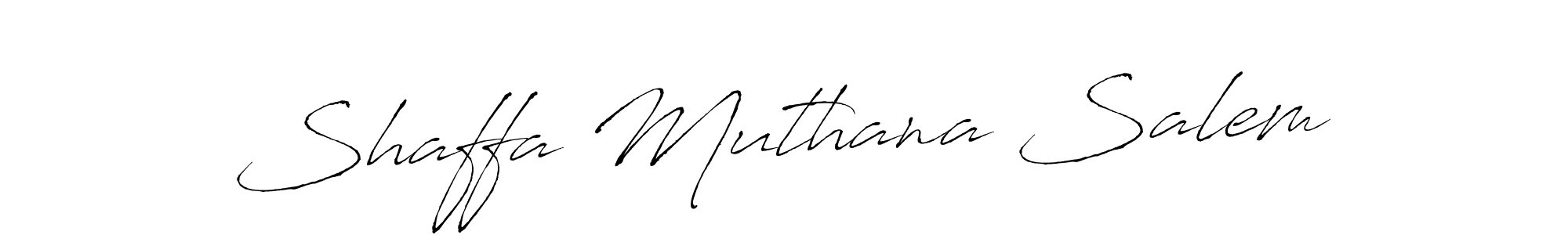 How to make Shaffa Muthana Salem signature? Antro_Vectra is a professional autograph style. Create handwritten signature for Shaffa Muthana Salem name. Shaffa Muthana Salem signature style 6 images and pictures png