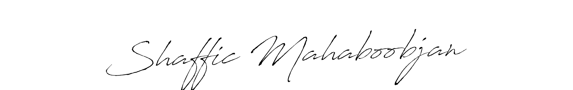 Also we have Shaffic Mahaboobjan name is the best signature style. Create professional handwritten signature collection using Antro_Vectra autograph style. Shaffic Mahaboobjan signature style 6 images and pictures png