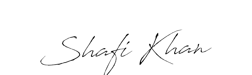 Design your own signature with our free online signature maker. With this signature software, you can create a handwritten (Antro_Vectra) signature for name Shafi Khan. Shafi Khan signature style 6 images and pictures png