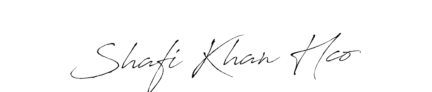 Also we have Shafi Khan Hco name is the best signature style. Create professional handwritten signature collection using Antro_Vectra autograph style. Shafi Khan Hco signature style 6 images and pictures png