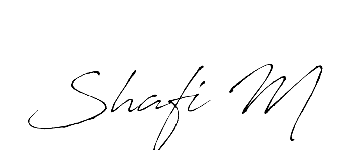 Use a signature maker to create a handwritten signature online. With this signature software, you can design (Antro_Vectra) your own signature for name Shafi M. Shafi M signature style 6 images and pictures png