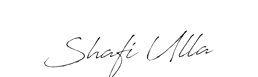 Similarly Antro_Vectra is the best handwritten signature design. Signature creator online .You can use it as an online autograph creator for name Shafi Ulla. Shafi Ulla signature style 6 images and pictures png