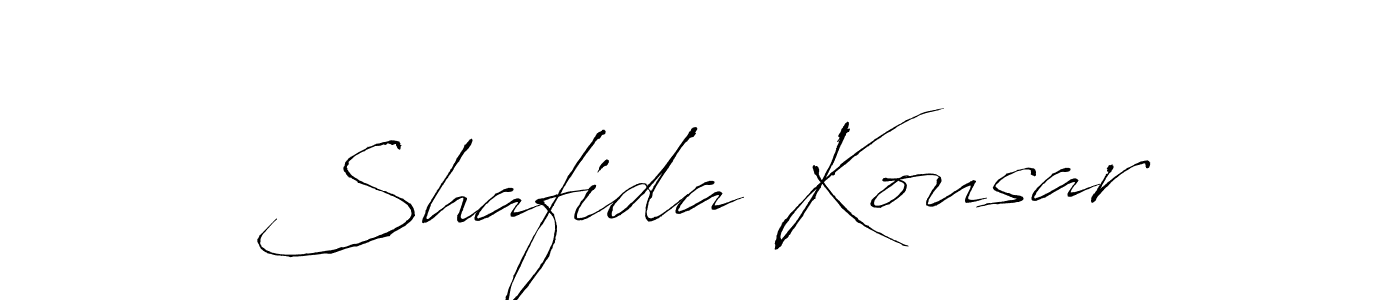 You should practise on your own different ways (Antro_Vectra) to write your name (Shafida Kousar) in signature. don't let someone else do it for you. Shafida Kousar signature style 6 images and pictures png