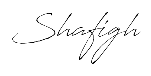 Create a personalized artistic stamp with Shafigh in Antro_Vectra font. Perfect for visual artists, designers, and influencers. Shafigh signature style 6 images and pictures png