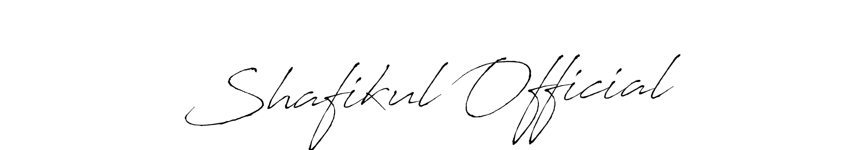 You should practise on your own different ways (Antro_Vectra) to write your name (Shafikul Official) in signature. don't let someone else do it for you. Shafikul Official signature style 6 images and pictures png