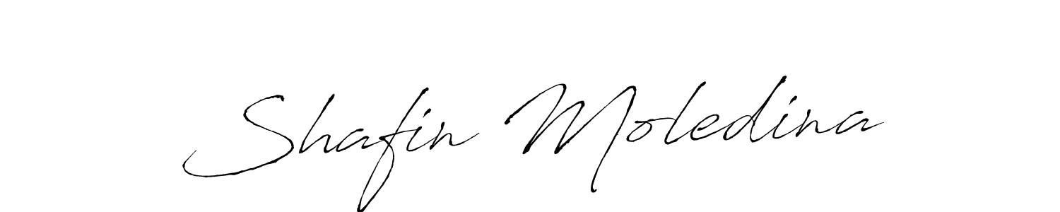 Create a beautiful signature design for name Shafin Moledina. With this signature (Antro_Vectra) fonts, you can make a handwritten signature for free. Shafin Moledina signature style 6 images and pictures png